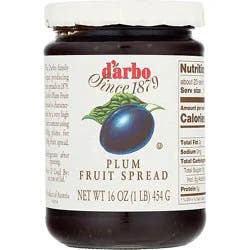 Darbo Plum Jam - 16oz