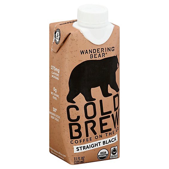 slide 1 of 1, Wandering Coffee Cold Brew Black - 11 Fl. Oz., 11 fl oz