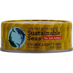 Sustainab Tuna Lt Chnk Watr No Salt - 5 Oz