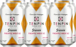 Ten Pin Groove Pineapple Wheat In Cans - 6-12 Fl. Oz.
