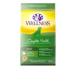 Wellness Complete Health Lamb & Barley Dry Dog Food - 5 Lb