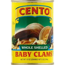 Cento Clams Baby Whole Shelled - 10 Oz