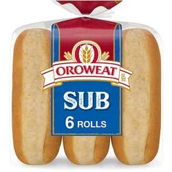 Oroweat Sub Rolls - 15 Oz