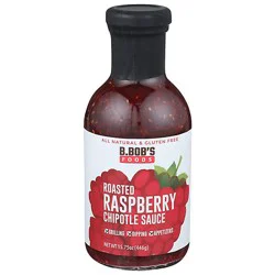 Bronco Bob Chipotle Rasp Sauce - 15.75 Oz