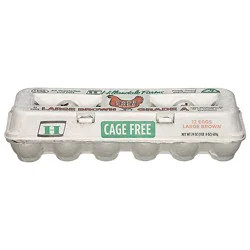 Hillandale Large Brown Cage Free Eggs - 12 Ct