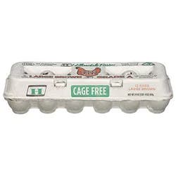 Hillandale Large Brown Cage Free Eggs - 12 Ct
