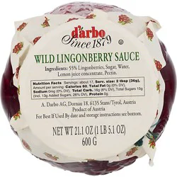 Darbo Wild Lingonberry Compote - 21.16 Oz