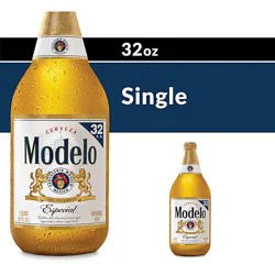 Modelo Especial 4.4% Abv Lager Mexican Beer Bottle - 32 Fl. Oz.