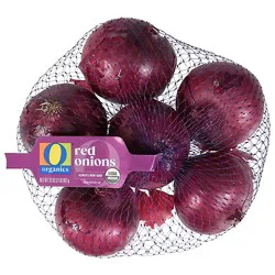 O Organics Red Onions Prepacked Bag - 2 Lb