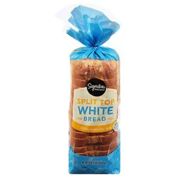 Signature Select Split Top White Bread - 20 Oz