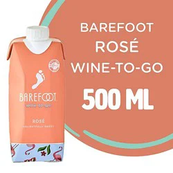 Barefoot To Go Rose Wine Tetra - 500 Ml