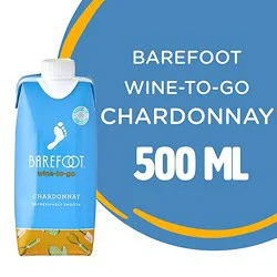 Barefoot To Go Chardonnay White Wine Tetra - 500 Ml