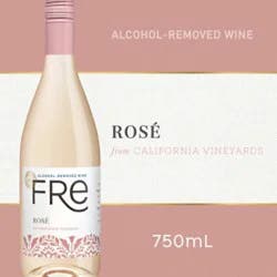 Fre Alcohol-Removed Rose Wine Bottle - 750 Ml