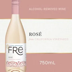 Fre Alcohol-Removed Rose Wine Bottle - 750 Ml