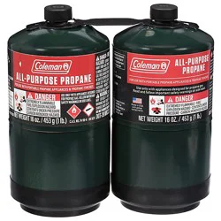 Coleman Propane Gas Cylinder 2 Pack 32 Ounce - Each