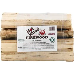 Hot Wood Firewood Bundle Seasoned 0.7 Cu. Ft. - Each