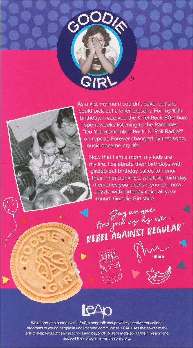 slide 8 of 13, Goodie Girl Cookie Birthday Cake Crem - 10.6 Oz, 10.6 oz