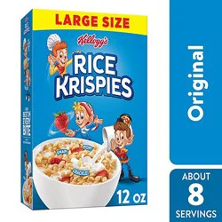 Rice Krispies Breakfast Cereal Kids Snacks Original - 12 Oz