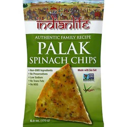 Indianlife Spinach Chips Palak - 6 Oz