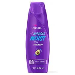Aussie Miracle Moist Paraben Free Shampoo With Avocado & Jojoba Oil - 12.1 Fl. Oz.