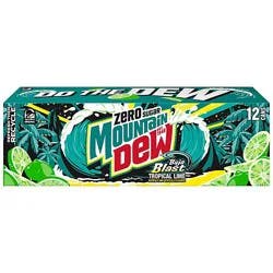 Mtn Dew Baja Blast Zero Sugar - 12-12 Fl. Oz.