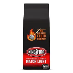 Kingsford Match Light Instant Charcoal Briquettes For Grilling - 12 Lbs