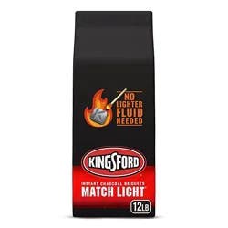 Kingsford Match Light Instant Charcoal Briquettes For Grilling - 12 Lbs