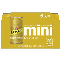 Schweppes Tonic Water - 6-7.5 Fl. Oz.