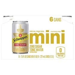 Schweppes Diet Tonic - 6-7.5 Fl. Oz.