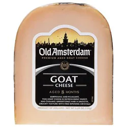 Old Amsterdam Goat Cheese Wedge - 5.29 Oz