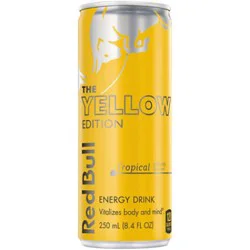 Red Bull Yellow Edition Energy Drink Tropical 80mg Caffeine - 8.4 Fl. Oz.