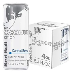 Red Bull Coconut Edition Energy Drink Coconut Berry 80mg Caffeine - 4-8.4 Fl. Oz.