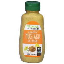 Primal Kitchen Organic Spicy Brown Mustard - 12 Oz