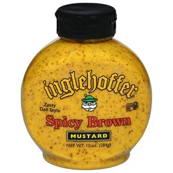 Inglehoffer Mustard Spicy Brown Zesty Deli Style - 10 Oz