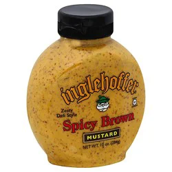 Inglehoffer Mustard Spicy Brown Zesty Deli Style - 10 Oz
