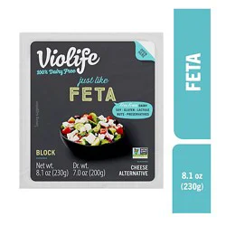 Violife Just Like Feta Block Dairy-Free Vegan - 8.1 Oz