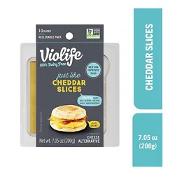 Violife Just Like Cheddar Slices Dairy-Free Vegan - 7.05 Oz