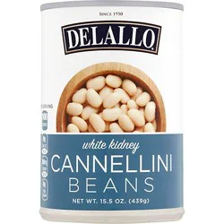 Delallo Beans Cannellini - 15.5 Oz