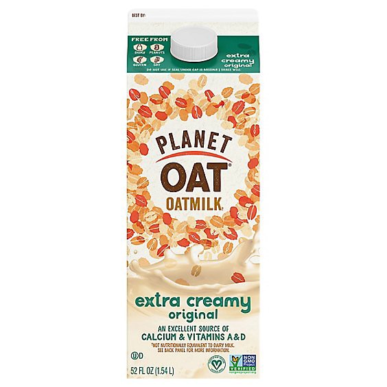 slide 1 of 1, Planet Oat Extra Creamy Original Oatmilk - 52 Oz, 52 fl oz