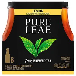 Pure Leaf Tea Brewed Lemon - 6-16.9 Fl. Oz.