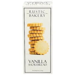 Rustic Bakery Vanilla Bean Shortbread Cookie - 4 Oz