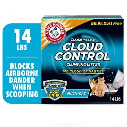 Arm & Hammer Cloud Control Multi Cat Clumping Cat Litter With Hypoallergenic Light Scent - 14 Lb