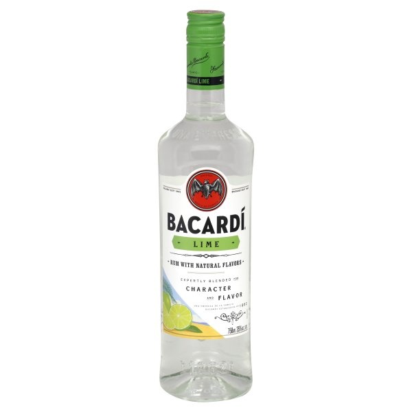 slide 1 of 1, Bacardi Lime Rum, 750 ml