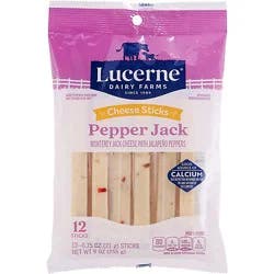 Lucerne Cheese Pepper Jack Sticks - 9 Oz