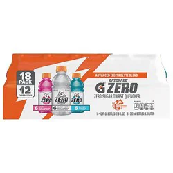 Gatorade G-Zero Variety Pack - 18-12 Fl. Oz.
