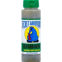 Secret Aardvark Hot Sauce Green Serrabanero - 8 Fl. Oz.