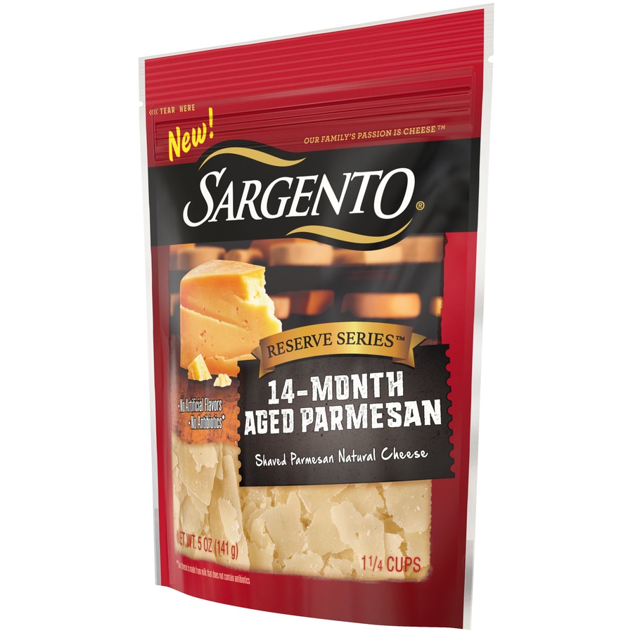 slide 2 of 8, Sargento Reserve Series™ Shaved 14-Month Aged Parmesan Natural Cheese, 5 oz., 5 oz