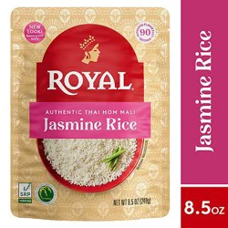 Royal Rice Ready To Heat White Jasmine - 8.5 Oz