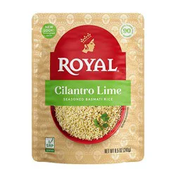 Royal Rice Ready To Heat Seasoned Basmati Cilantro Lime - 8.5 Oz