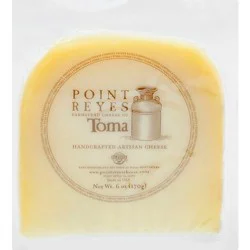 Point Reyes Vegetarian Toma Cheese Wedge - 6 Oz